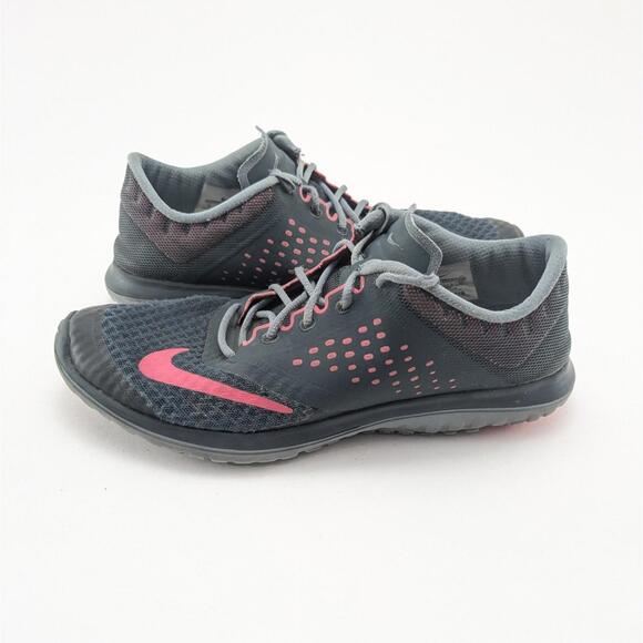 Womens Nike Fitsole Lite Run 2 Dark Slate Pink Training Shoes 684667-005 Size 9 - Picture 1 of 7